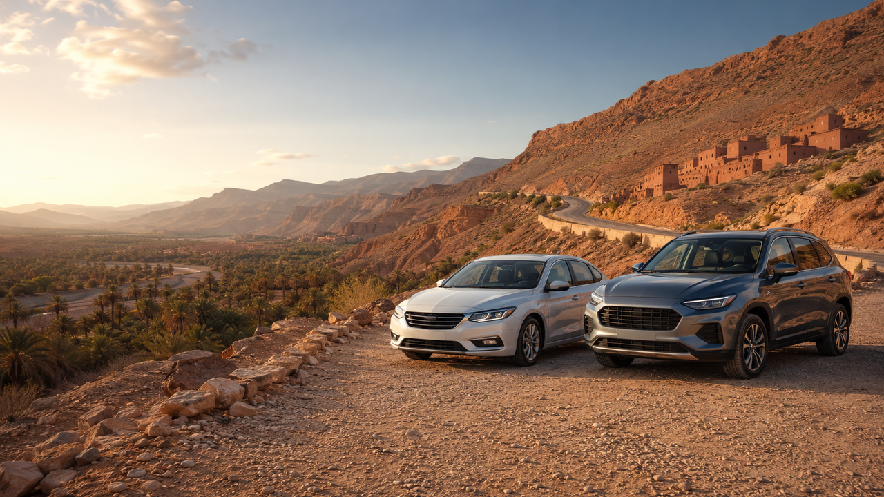 SUV ou berline au Maroc : quelle voiture louer ?