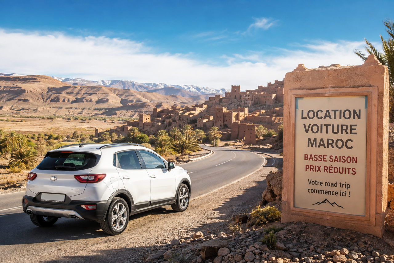Profitez des Prix de Basse Saison pour Louer une Voiture au Maroc